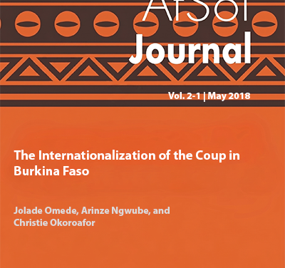 The Internationalization of the Coup in Burkina Faso