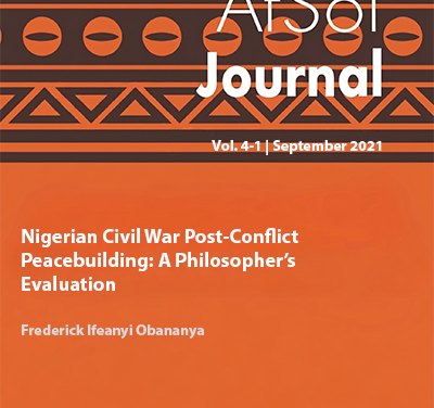 Nigerian Civil War Post-Conflict  Peacebuilding: A Philosopher’s  Evaluation