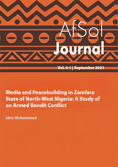 Media and Peacebuilding in  Zamfara State of  North-West  Nigeria: A Study of an Armed  Bandit Conflict