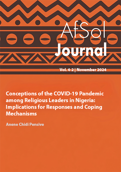Conceptions of the COVID-19  Pandemic among Religious  Leaders in Nigeria: Implications  for Responses and Coping  Mechanisms