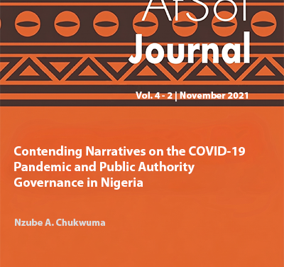 Contending Narratives on the  COVID-19 Pandemic and Public Authority Governance in Nigeria