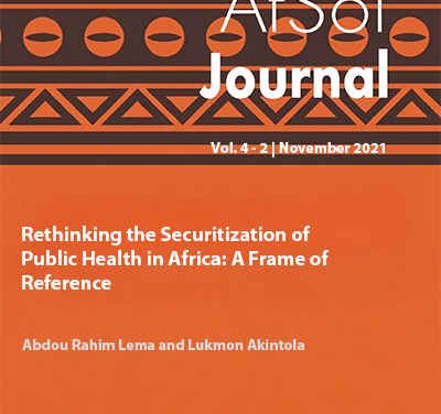 Rethinking the Securitization of  Public Health in Africa: A Frame of Reference