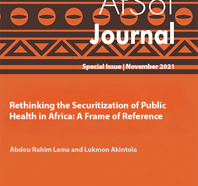 Rethinking the Securitization of  Public Health in Africa: A Frame of Reference