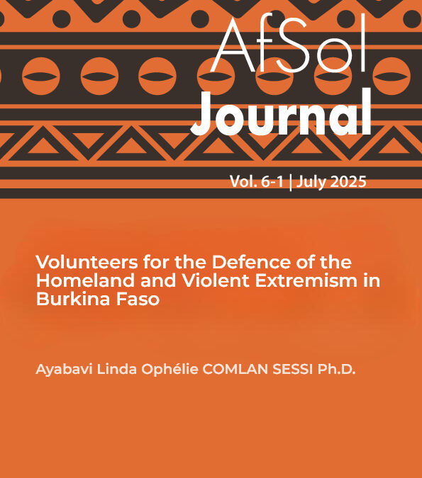 Volunteers for the Defence of the Homeland and Violent Extremism in  Burkina Faso