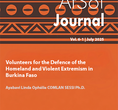 Volunteers for the Defence of the Homeland and Violent Extremism in  Burkina Faso