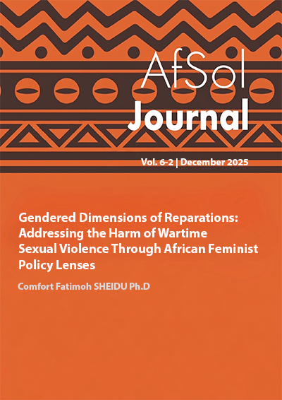 Gendered Dimensions of Reparations: Addressing the Harm of Wartime Sexual Violence Through African Feminist Policy Lenses