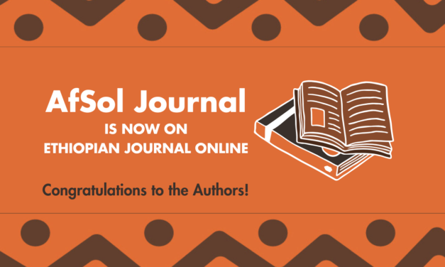 AFRICAN SOLUTIONS JOURNAL UPDATE