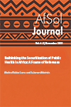 Rethinking the Securitization of  Public Health in Africa: A Frame of Reference