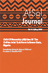 Child Of Necessity: (AB)Uses Of  T he Civilian Joint Task Force In  Borno State, Nigeria