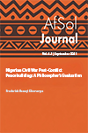 Nigerian Civil War Post-Conflict  Peacebuilding: A Philosopher’s  Evaluation