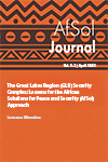 The Great Lakes Region (GLR)  Security Complex: Lessons for the  African Solutions for Peace and  Security (AfSol) Approach